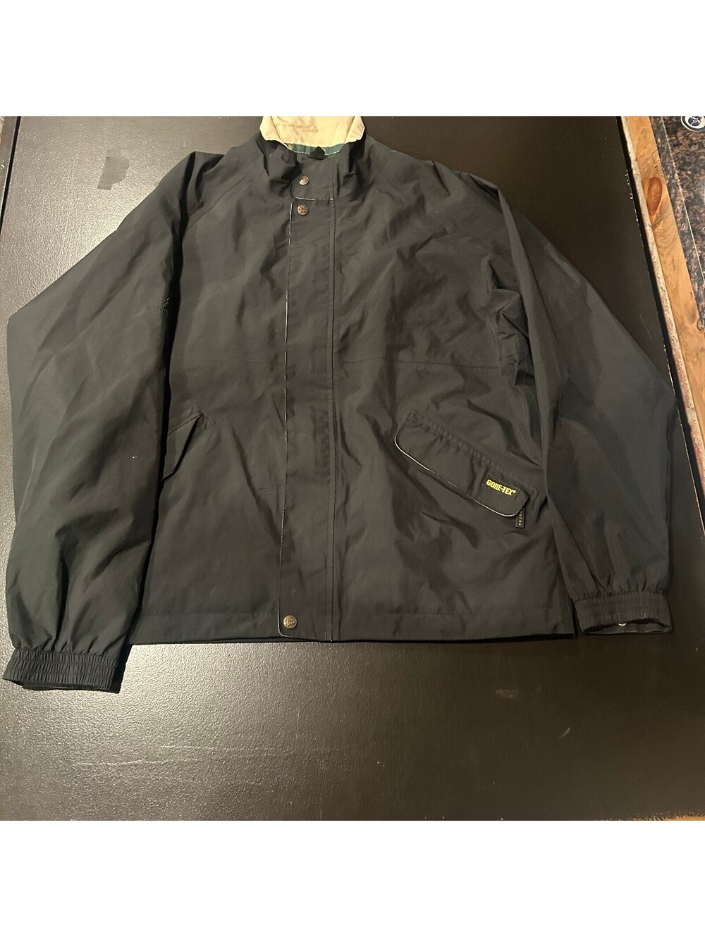 Vintage golf Tourney Men's Large Black Gore-Tex Waterproof Jacket